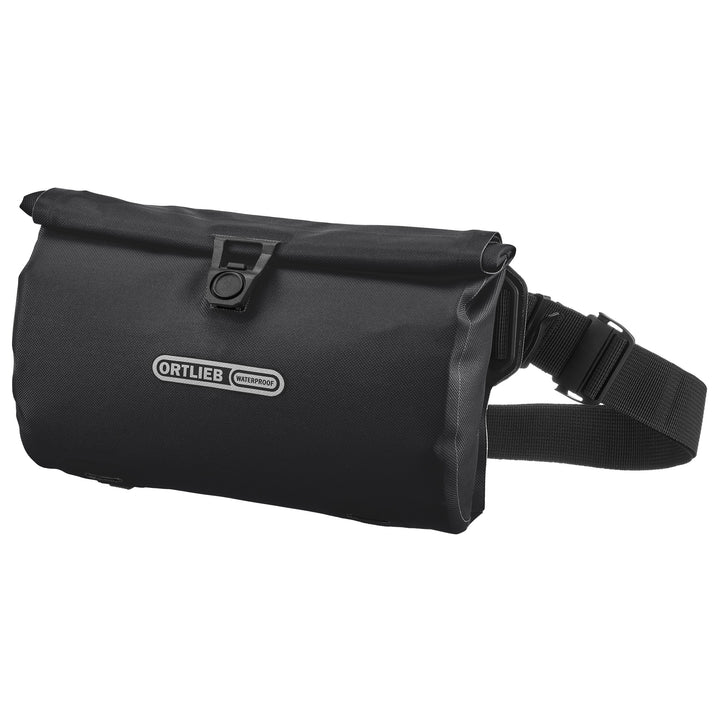 ORTLIEB Velo-Sling Flex in black 2.5 Liter mit Rollverschluss und breitem Schultergurt