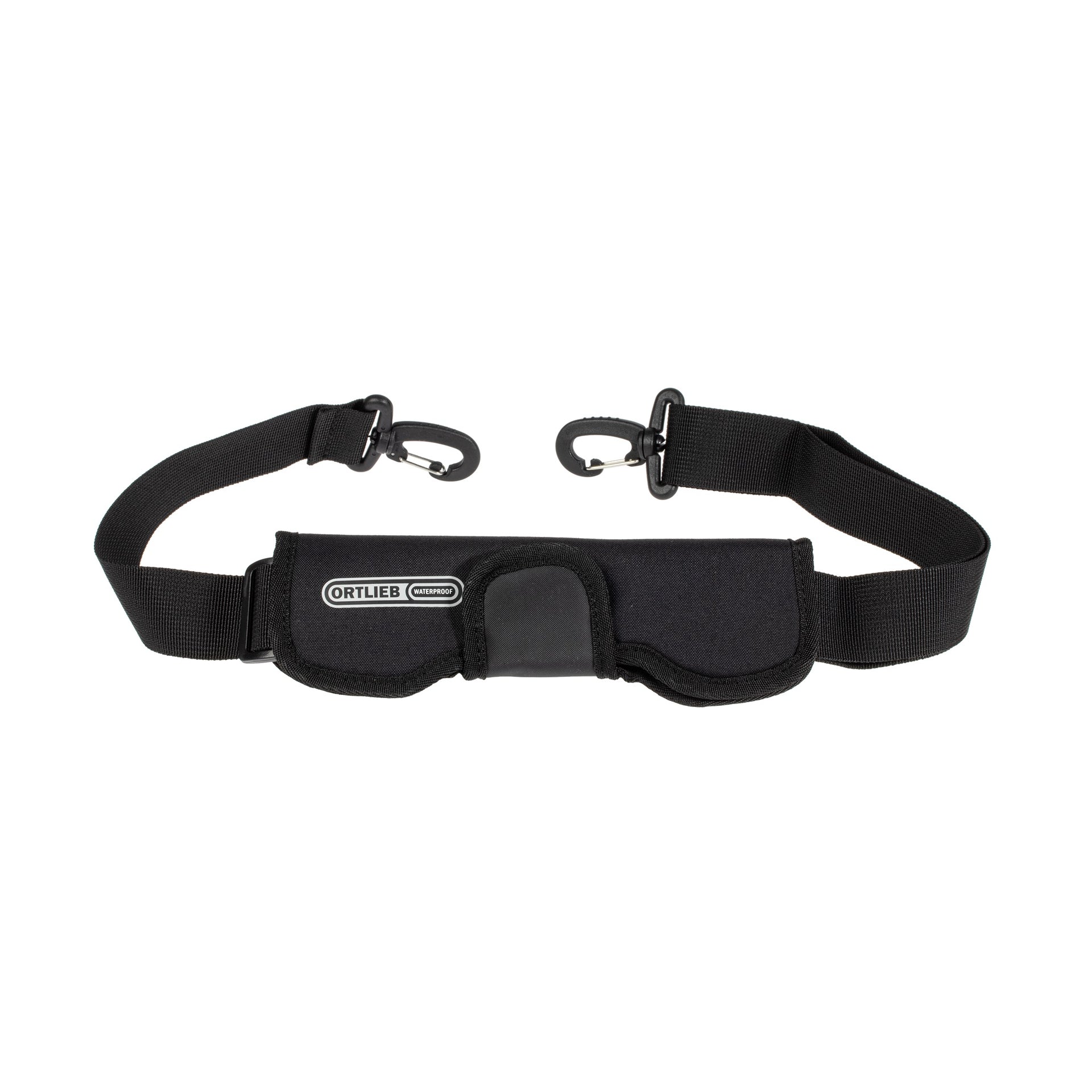 ortlieb fahrradtasche trageriemen Tragegurt mit Karabinern (110 cm, schwarz)